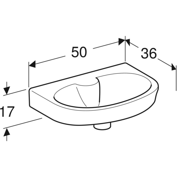 Pesuallas IDO Glow 50X36X17cm