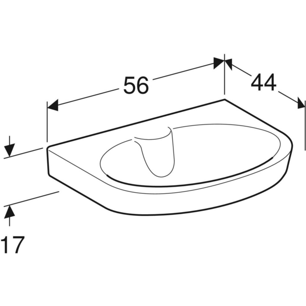 Pesuallas IDO Glow 56X44X17cm