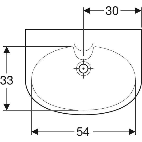 Pesuallas IDO Glow l 60 x s 44 x k 17cm