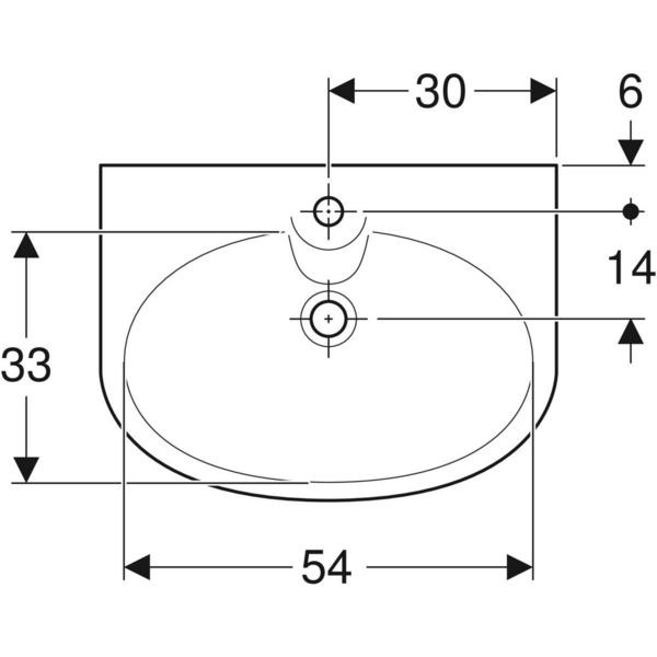 Pesuallas IDO Glow 60X44X17cm