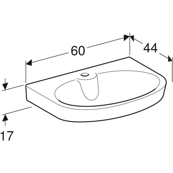 Pesuallas IDO Glow 60X44X17cm