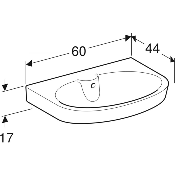 Pesuallas IDO Glow 60X44X17cm