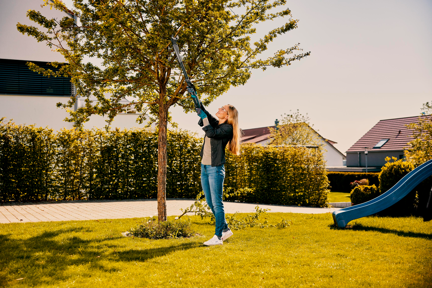 Akkuoksaleikkuri GARDENA EasyCut 110/18V P4A Solo