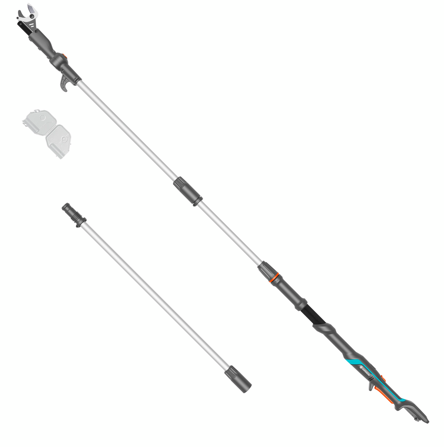 Akkuoksaleikkuri GARDENA teleskooppi HighCut 360/18V P4A Solo