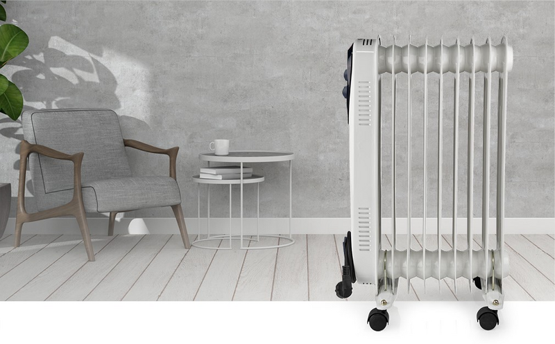 Siirrettävä öljylämmitin Nedis 800/1200/2000W