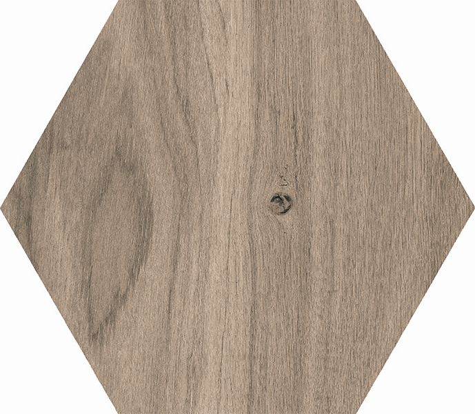 KAKEL CELLO CR.ROVERE HEXA 19,8X22,8, BRUN