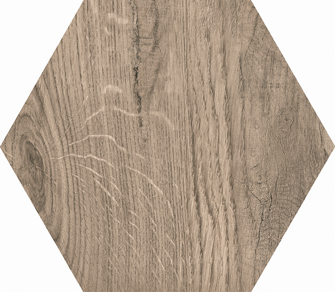 KAKEL CELLO CR.ROVERE HEXA 19,8X22,8, BRUN