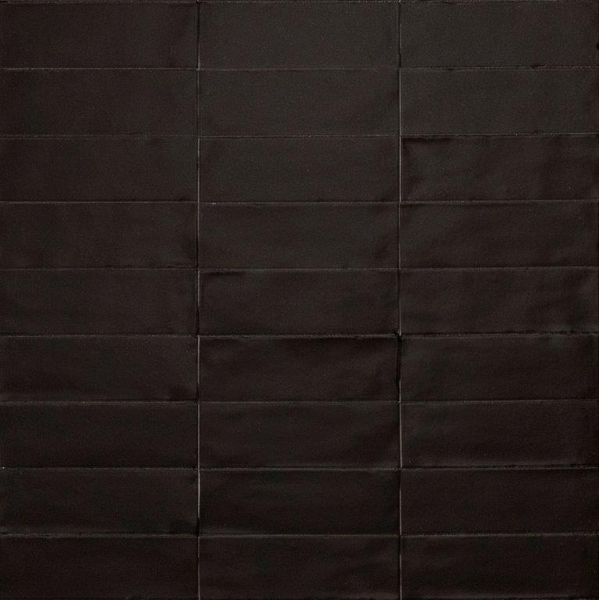 Lattialaatta Confetto 5x15 musta semimatta 0,81m²