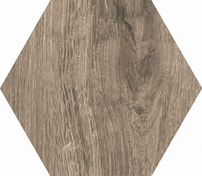 KAKEL CELLO CR.ROVERE HEXA 19,8X22,8, BRUN