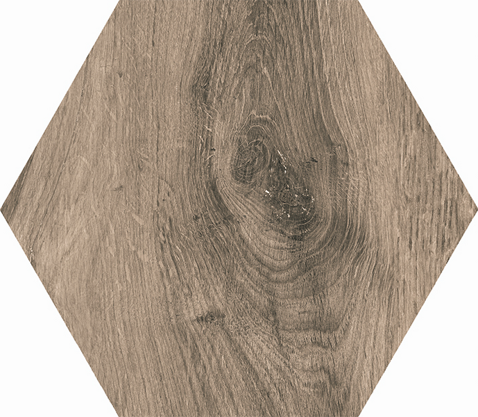 KAKEL CELLO CR.ROVERE HEXA 19,8X22,8, BRUN