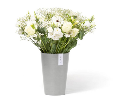 Ruukku Ecopots Pisa 14cm valkoharmaa