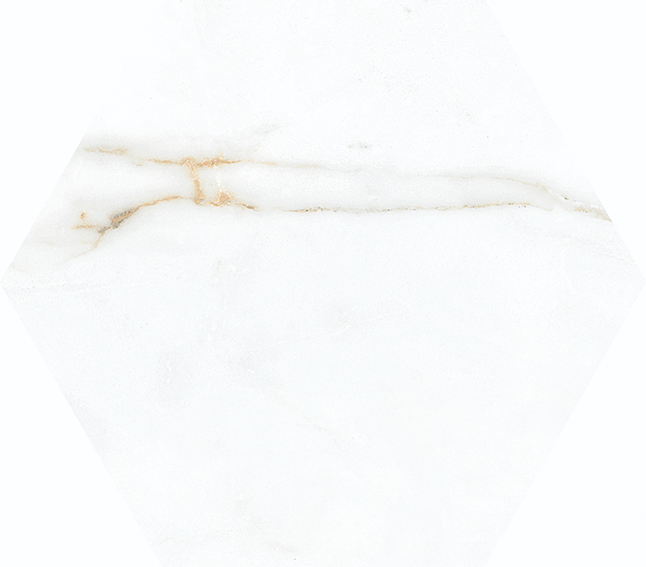 Lattialaatta Cello Cr.Torano Hexa 19,8x22,8 Dorado matta 0,84m²