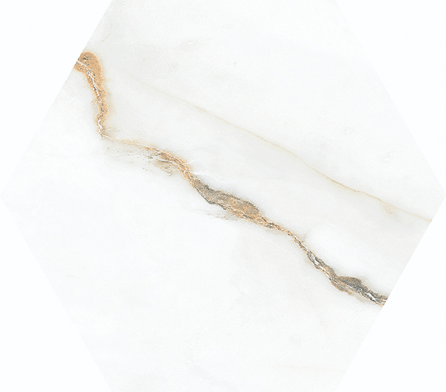 Lattialaatta Cello Cr.Torano Hexa 19,8x22,8 Dorado matta 0,84m²