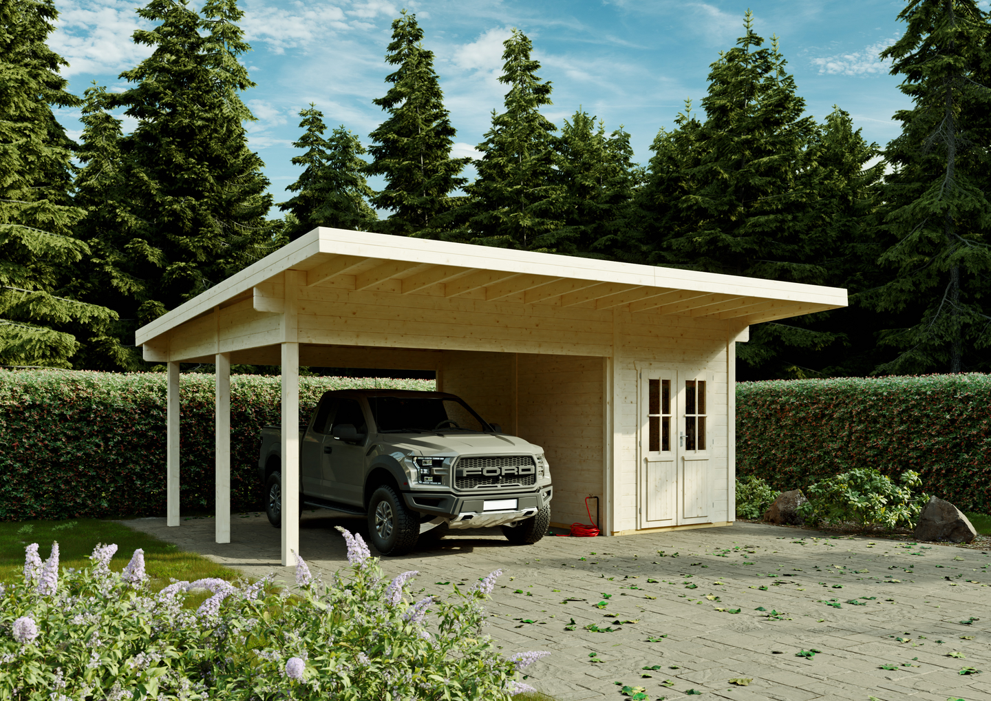 Katos + varasto Kumla 600x400cm