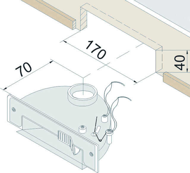 Rikkaluukku Allaway musta