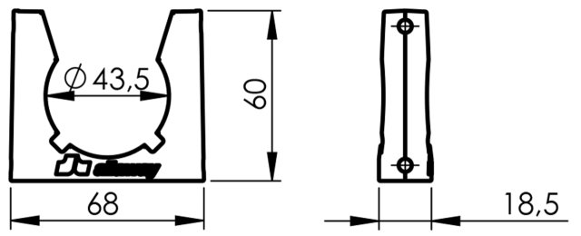Putkenkiinnike Allaway 25kpl