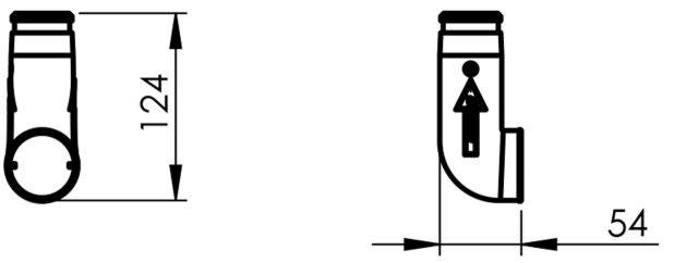 Imurasian kulmayhde + tiiviste Allaway 44mm