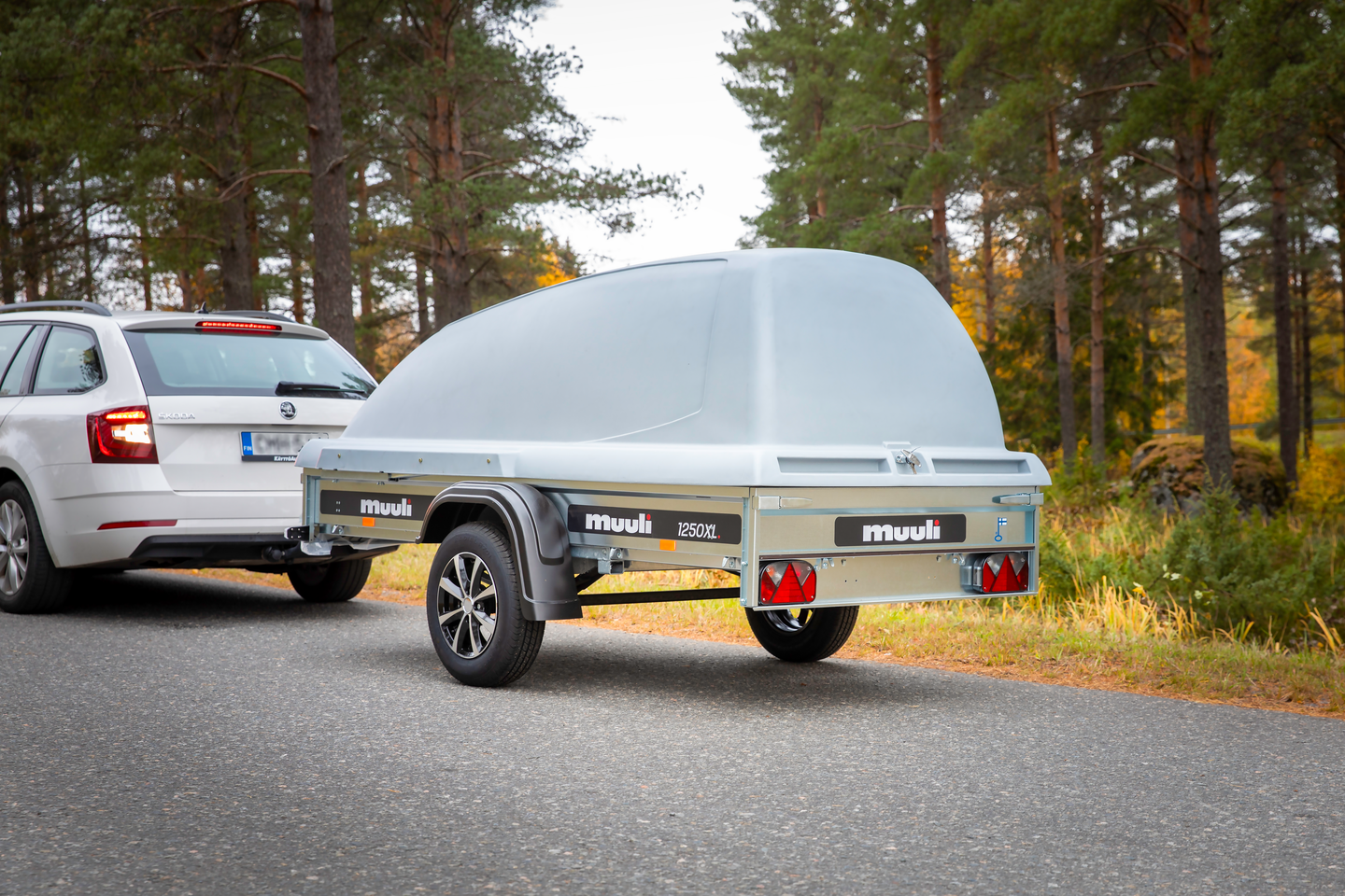 Perävaunu Muuli 1250XL Kuomulla