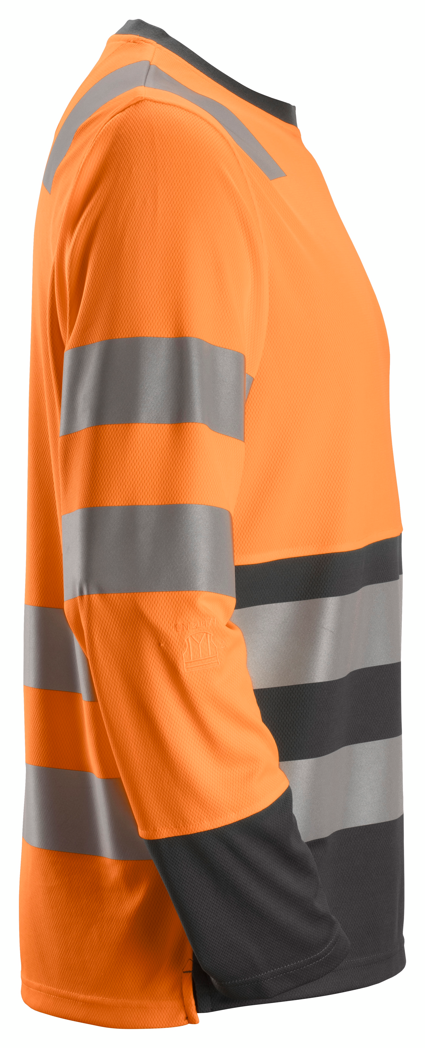 T-paita Snickers AllroundWork lk2 2433-5558 huomio-oranssi/harmaa