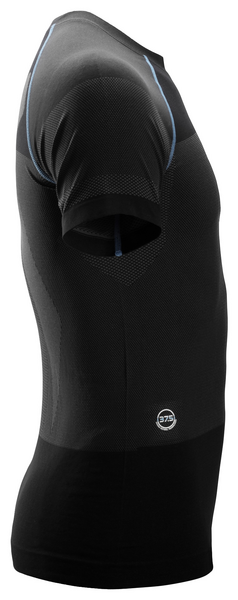 T-paita Snickers LiteWork 37.5® saumaton 9419-0418 musta-harmaa
