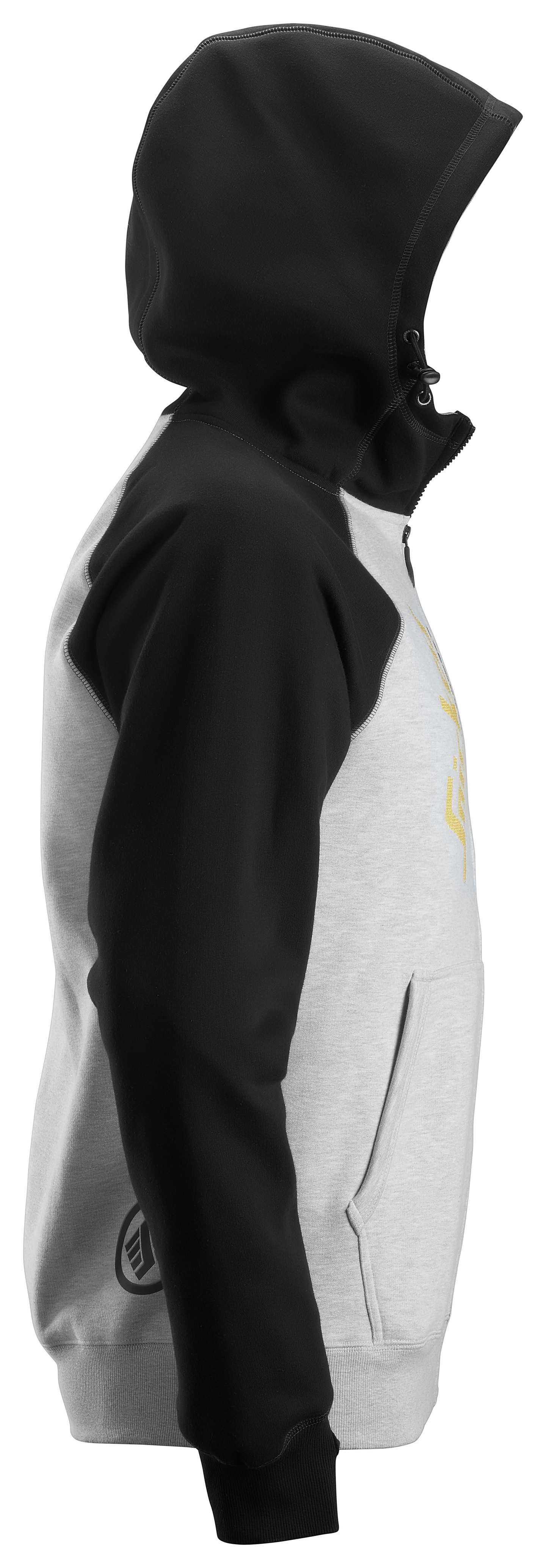 Huppari Snickers 2888-2804 vetoketju logo harmaa/musta