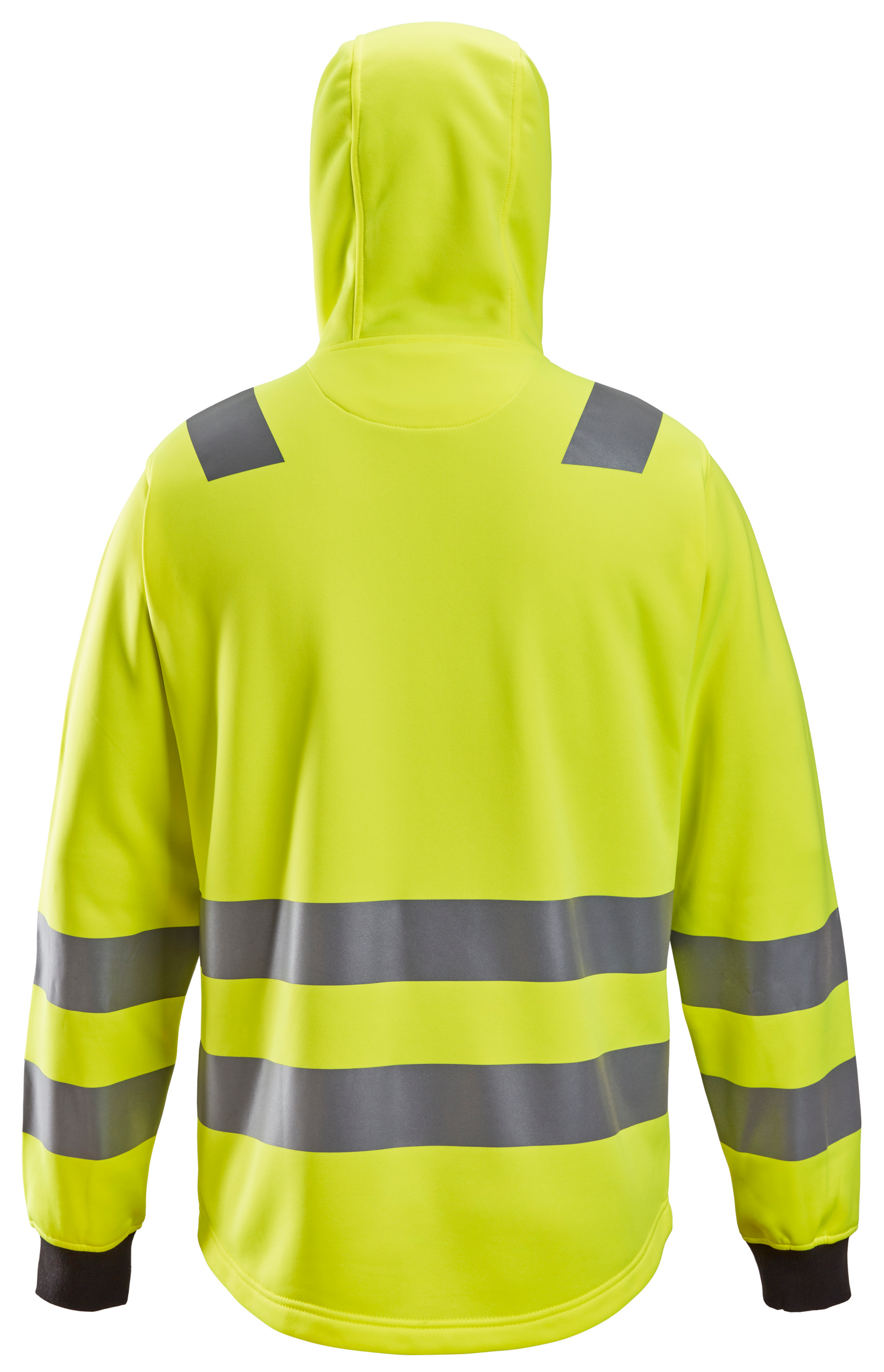 HOODIE SNICKERS WORKWEAR FZ VARSEL KL3 AW, VARSELGUL STL S
