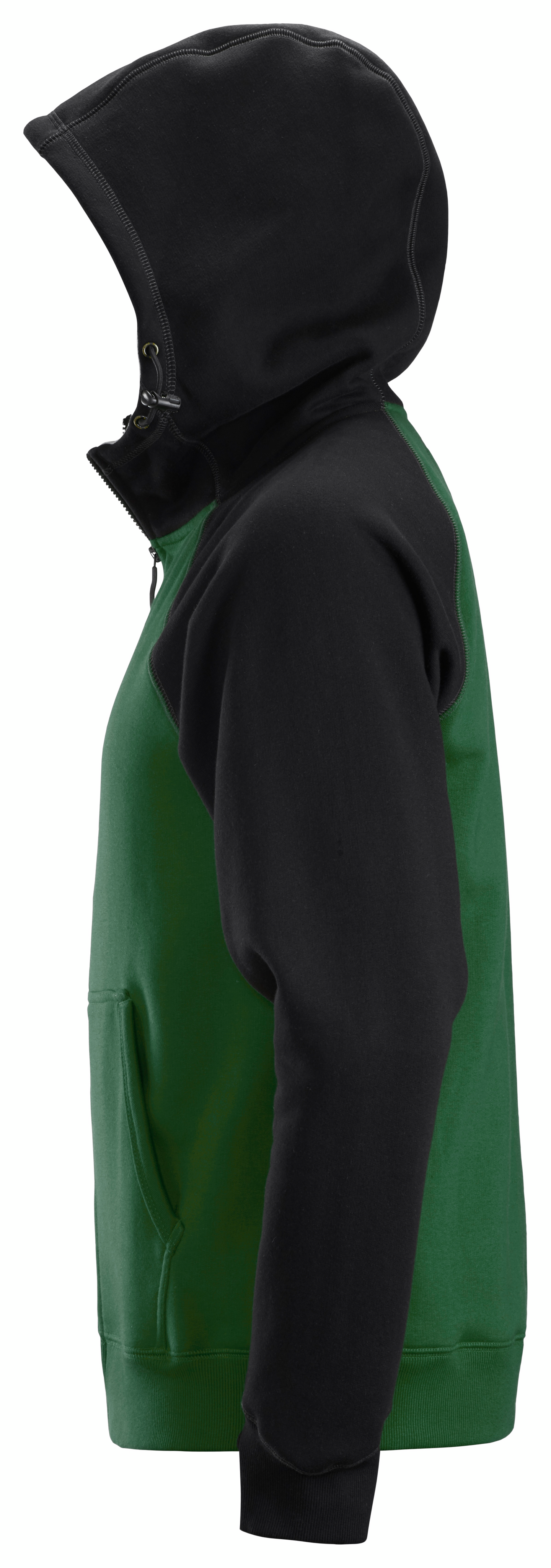 Huppari Snickers 2888-3904 vetoketju logo vihreä/musta