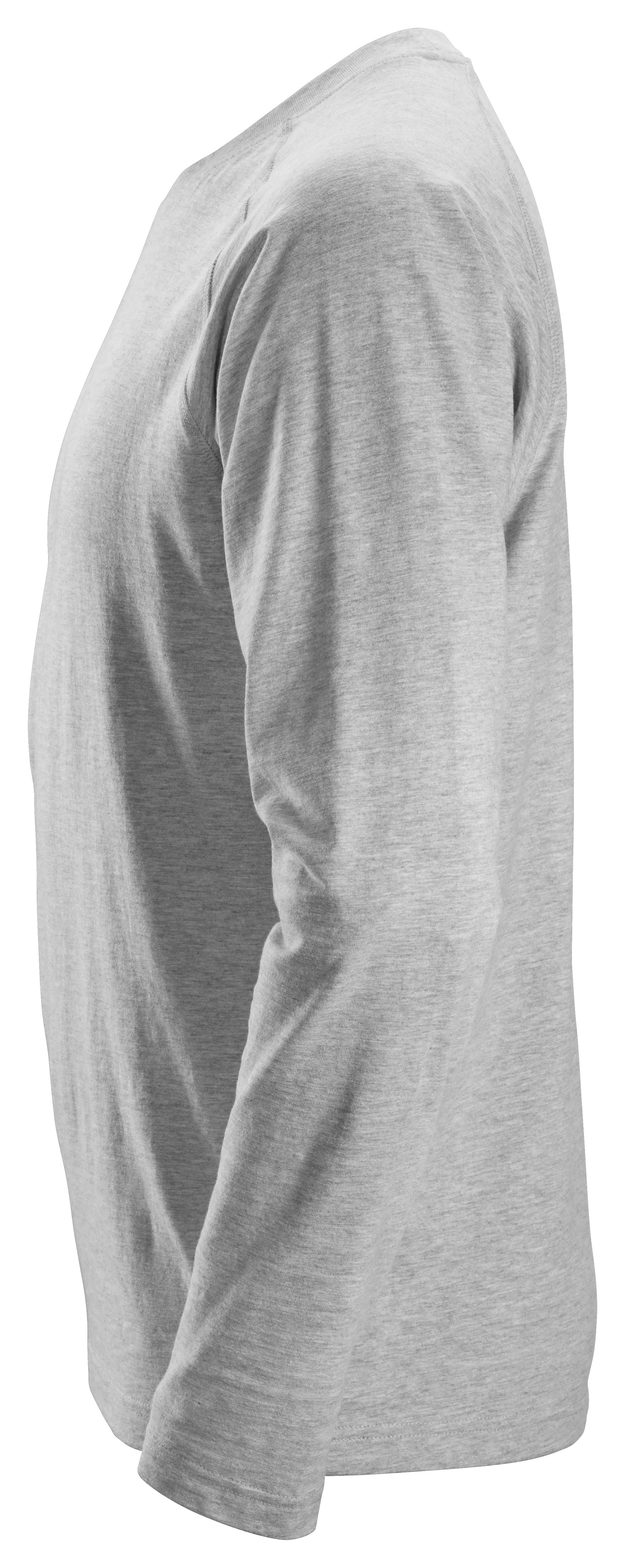 T-paita Snickers AllroundWork 2410-2800 pitkähihainen harmaameleerattu