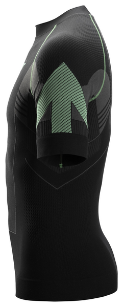 T-paita Snickers FlexiWork saumaton 9426-0418 musta-harmaa