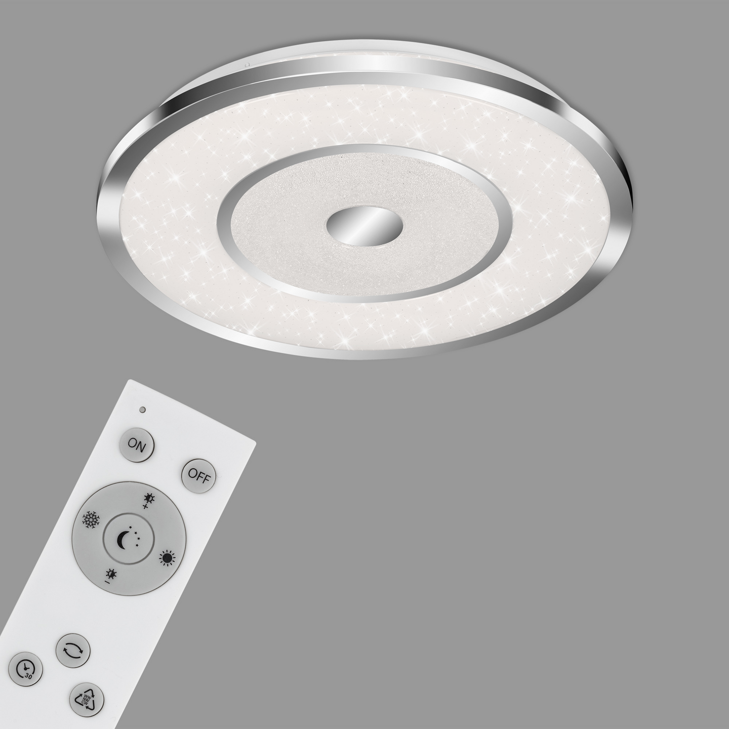 Plafondi Brilo tähtitaivas led 400mm 2600lm 24W CCT IP44
