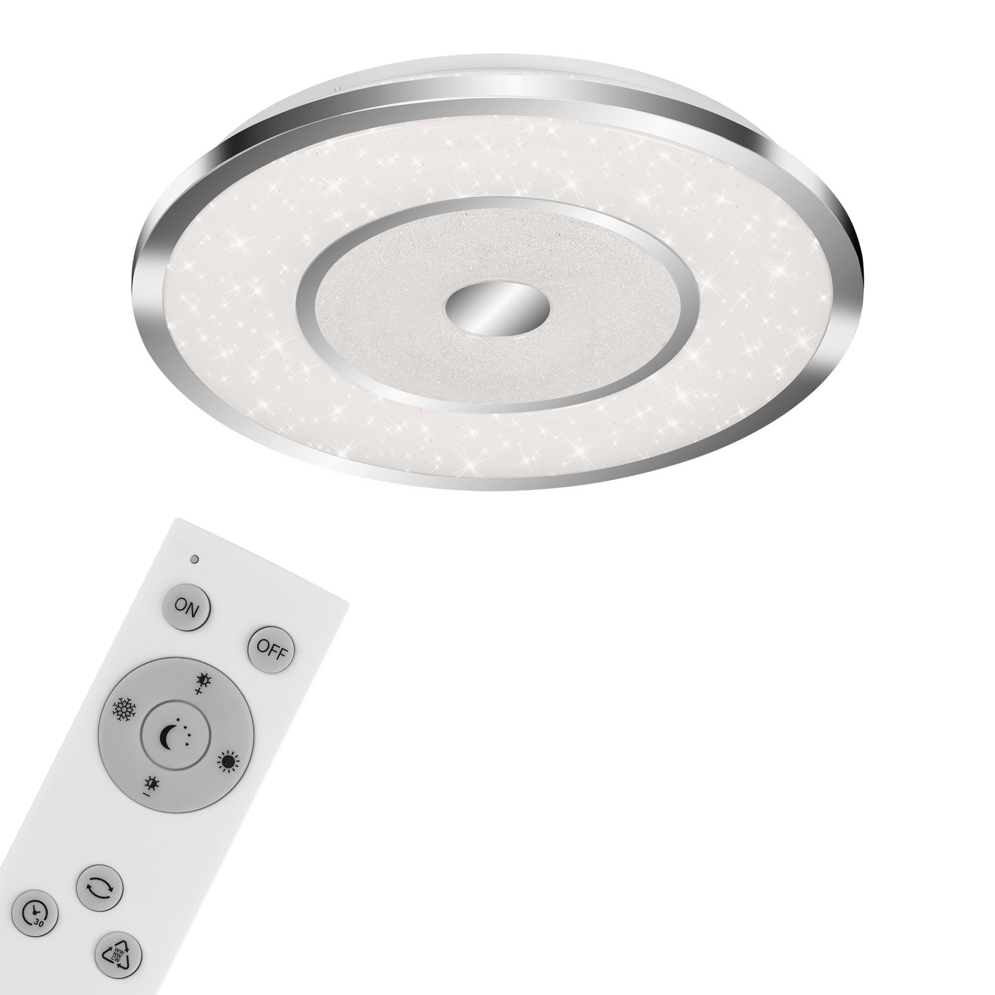 Plafondi Brilo tähtitaivas led 400mm 2600lm 24W CCT IP44