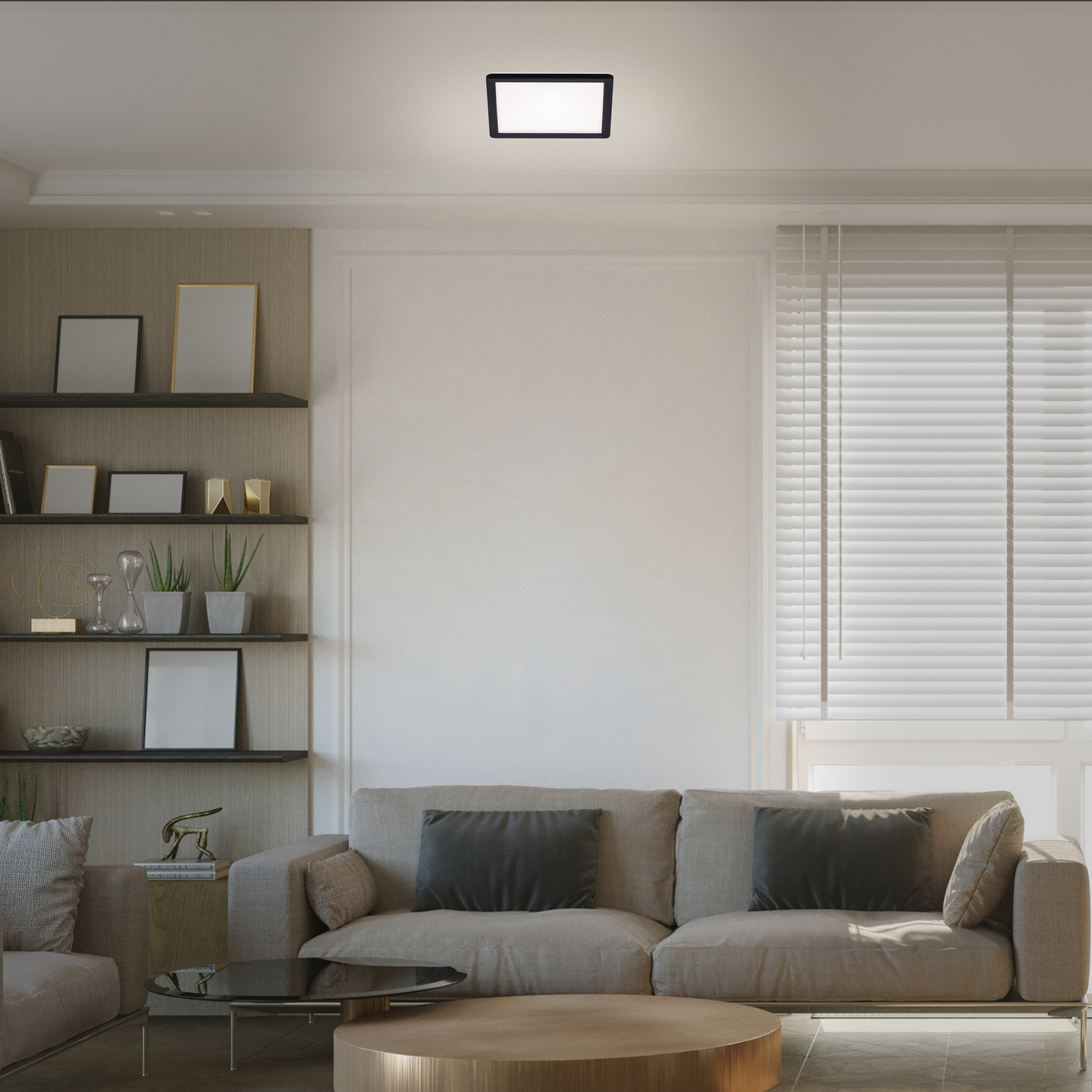 Kattovalaisin Brilo Ultra Slim led 190x190mm 1400lm 12W 4000K IP20