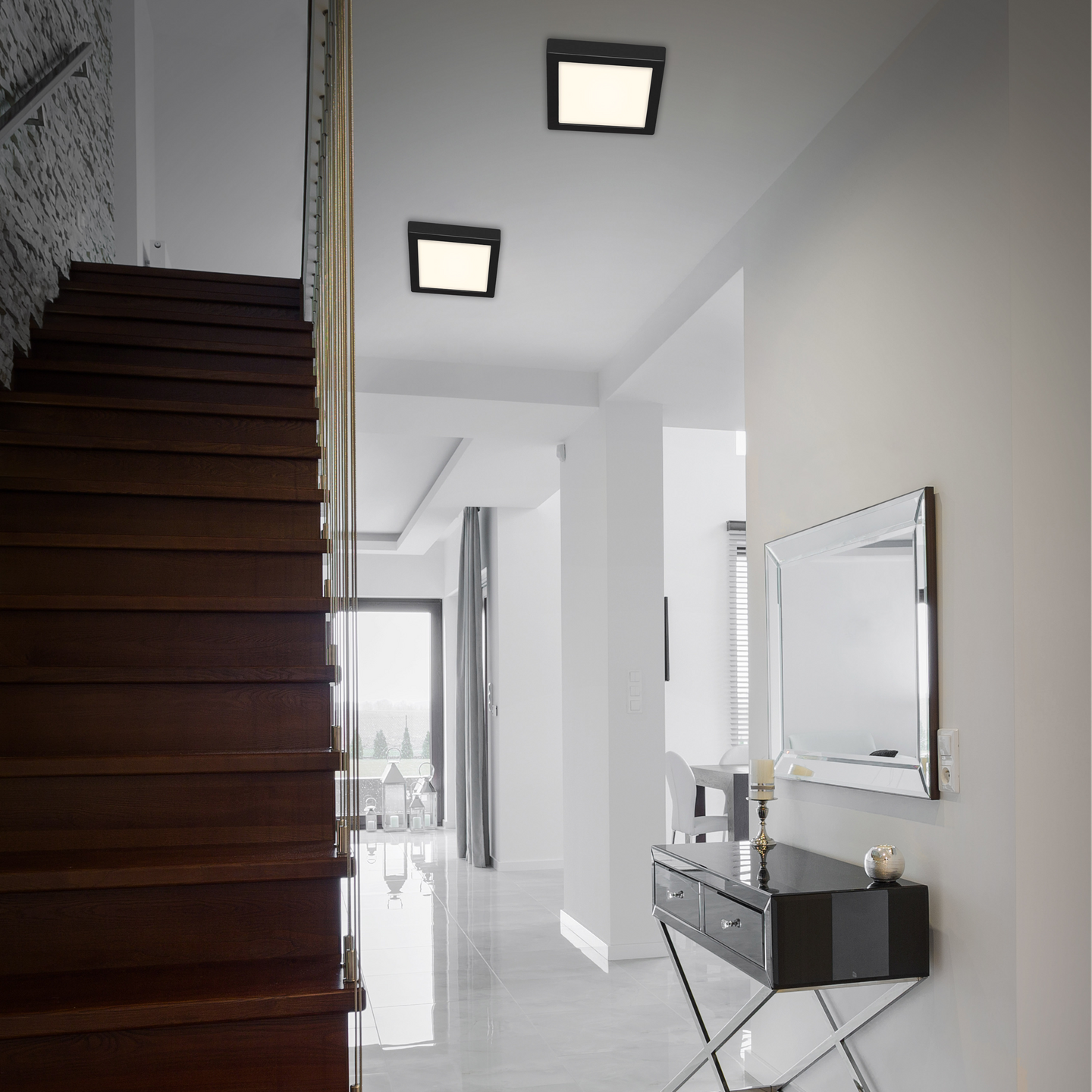 Kattovalaisin Briloner led  225x225 mm 1600lm 16,5W  4000K IP20