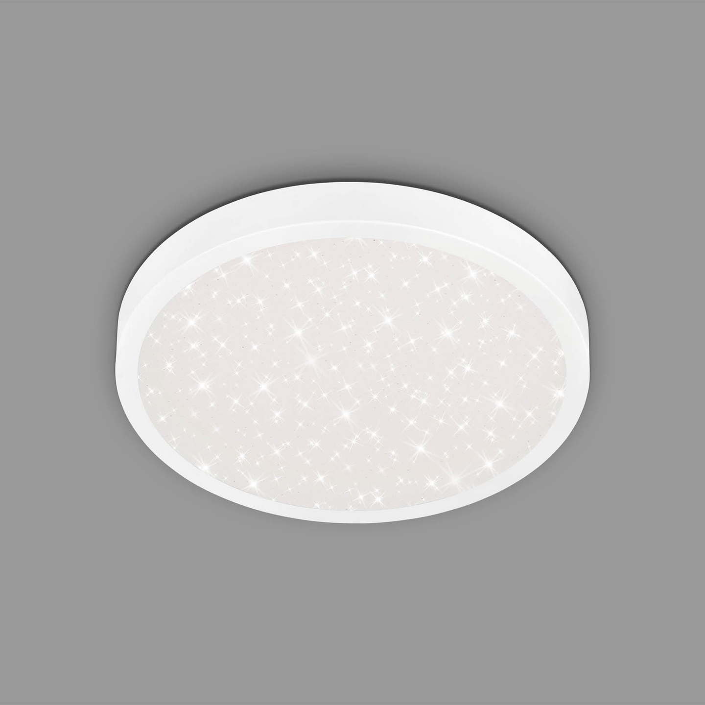 Plafondi Brilo Luna led 380mm 3000lm 24W tähtikuvio valkoinen IP20