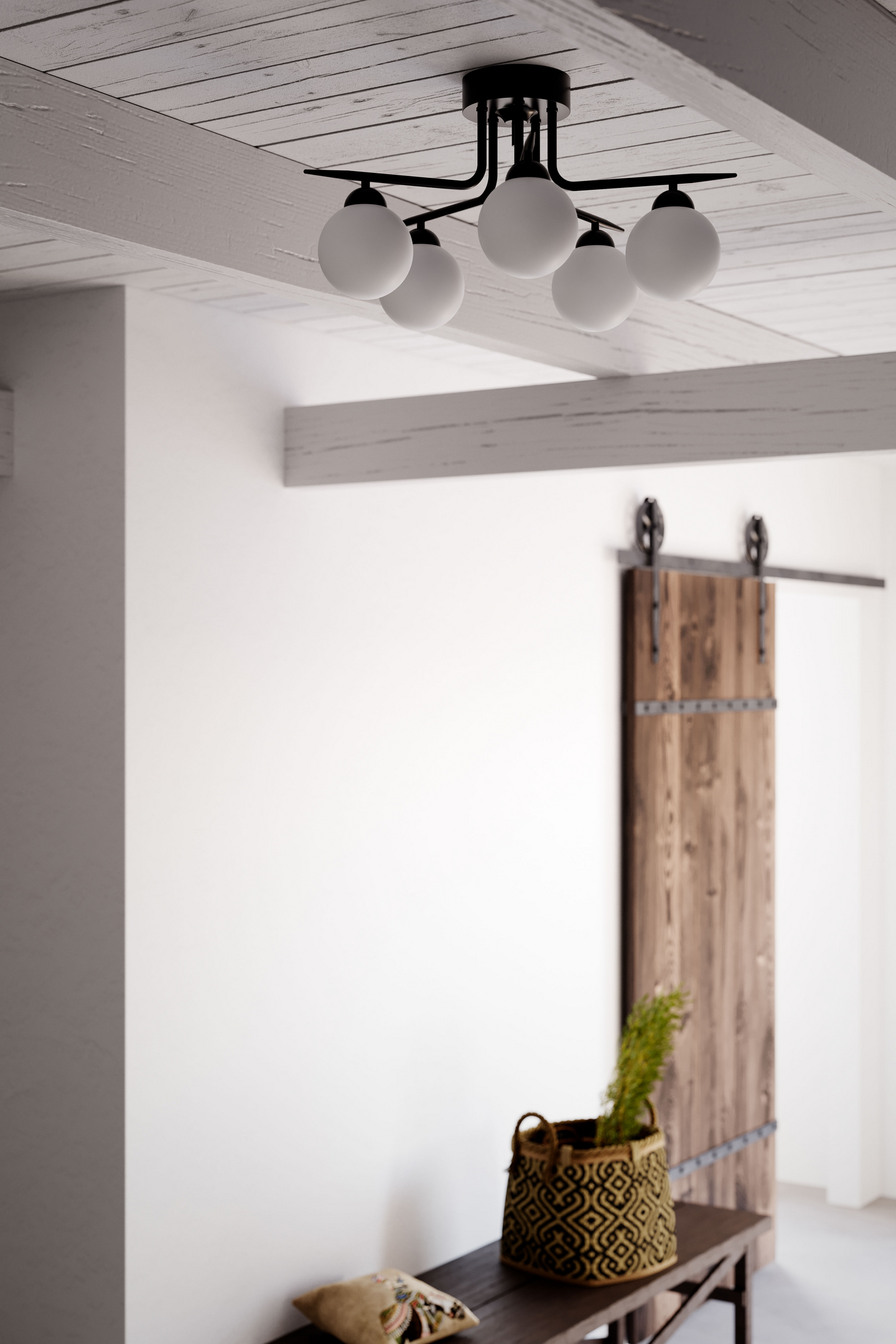 Plafondi By Rydéns Punto 5-osainen musta