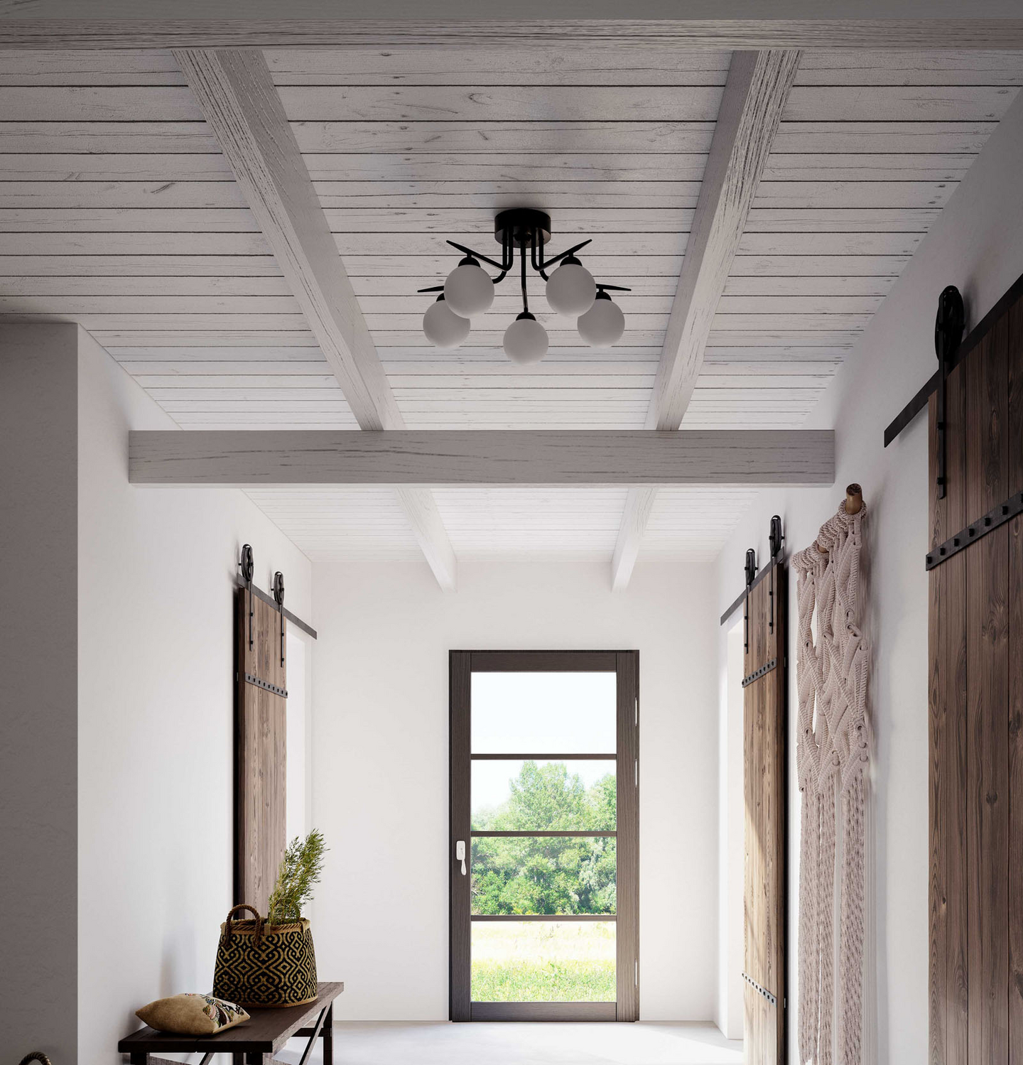 Plafondi By Rydéns Punto 5-osainen musta