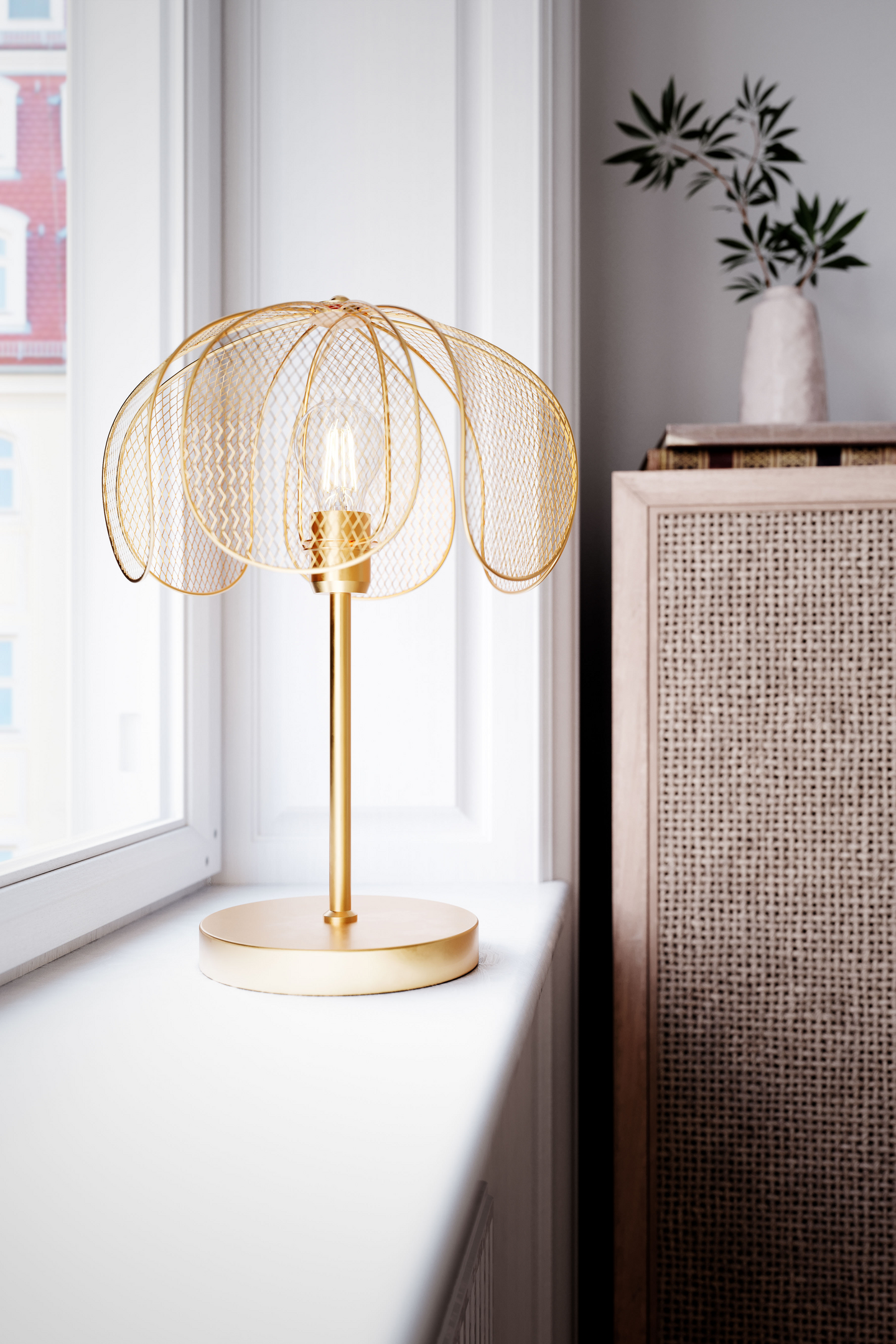 Pöytävalaisin By Rydéns Daisy kulta