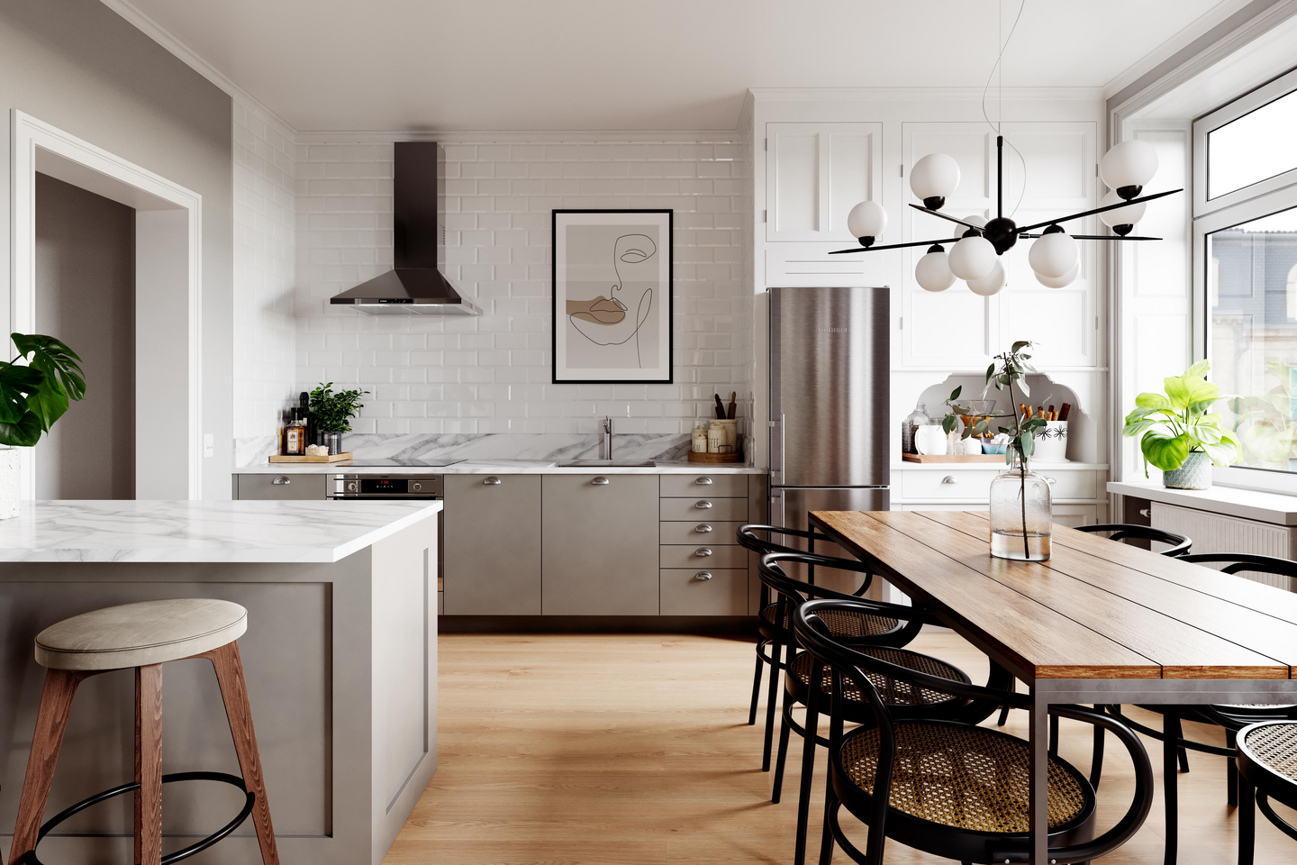 Riippuvalaisin By Rydéns Punto 10-osainen musta