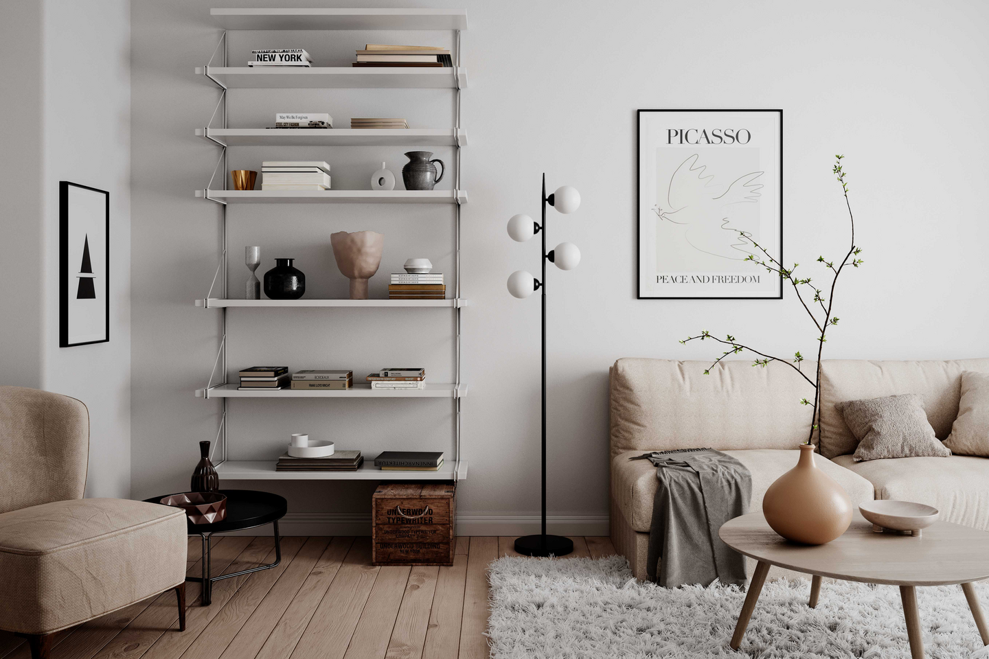 Lattiavalaisin By Rydéns Punto musta