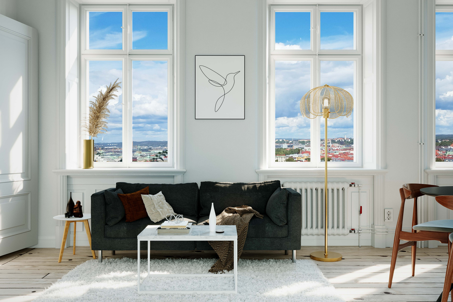 Lattiavalaisin By Rydéns Daisy kulta