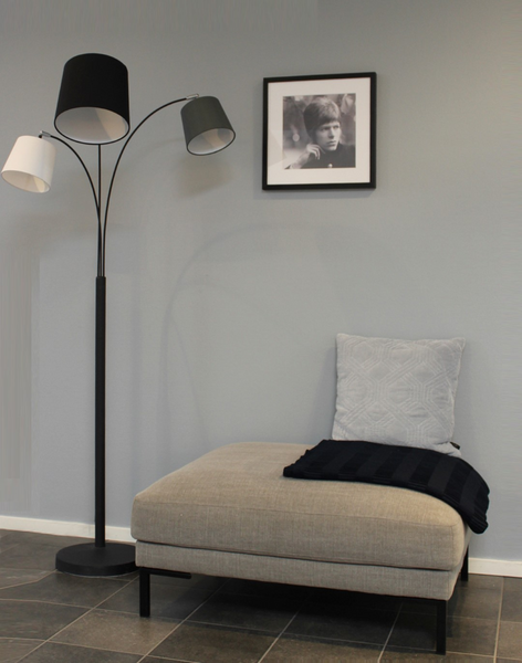 Lattiavalaisin By Rydéns Foggy 3-osainen hiekanmusta