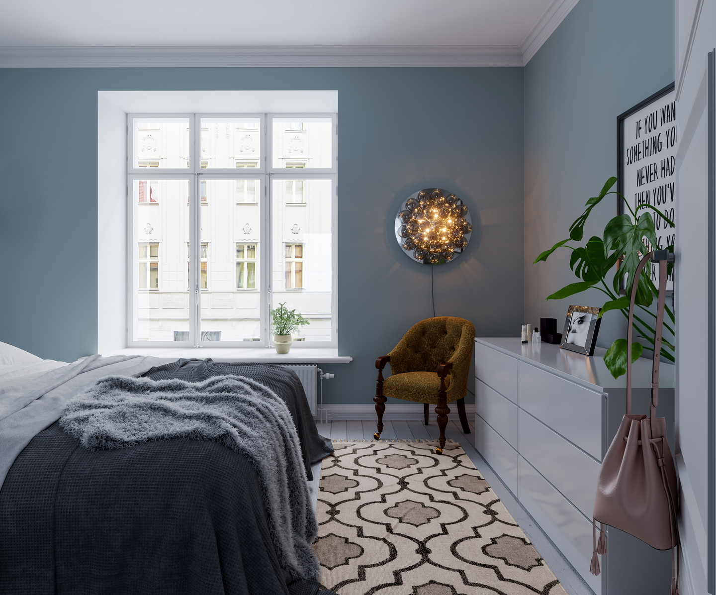 Seinävalaisin By Rydéns Gross savunharmaa