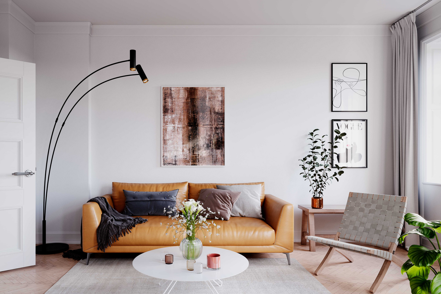 Lattiavalaisin By Rydéns Puls 2-osainen musta