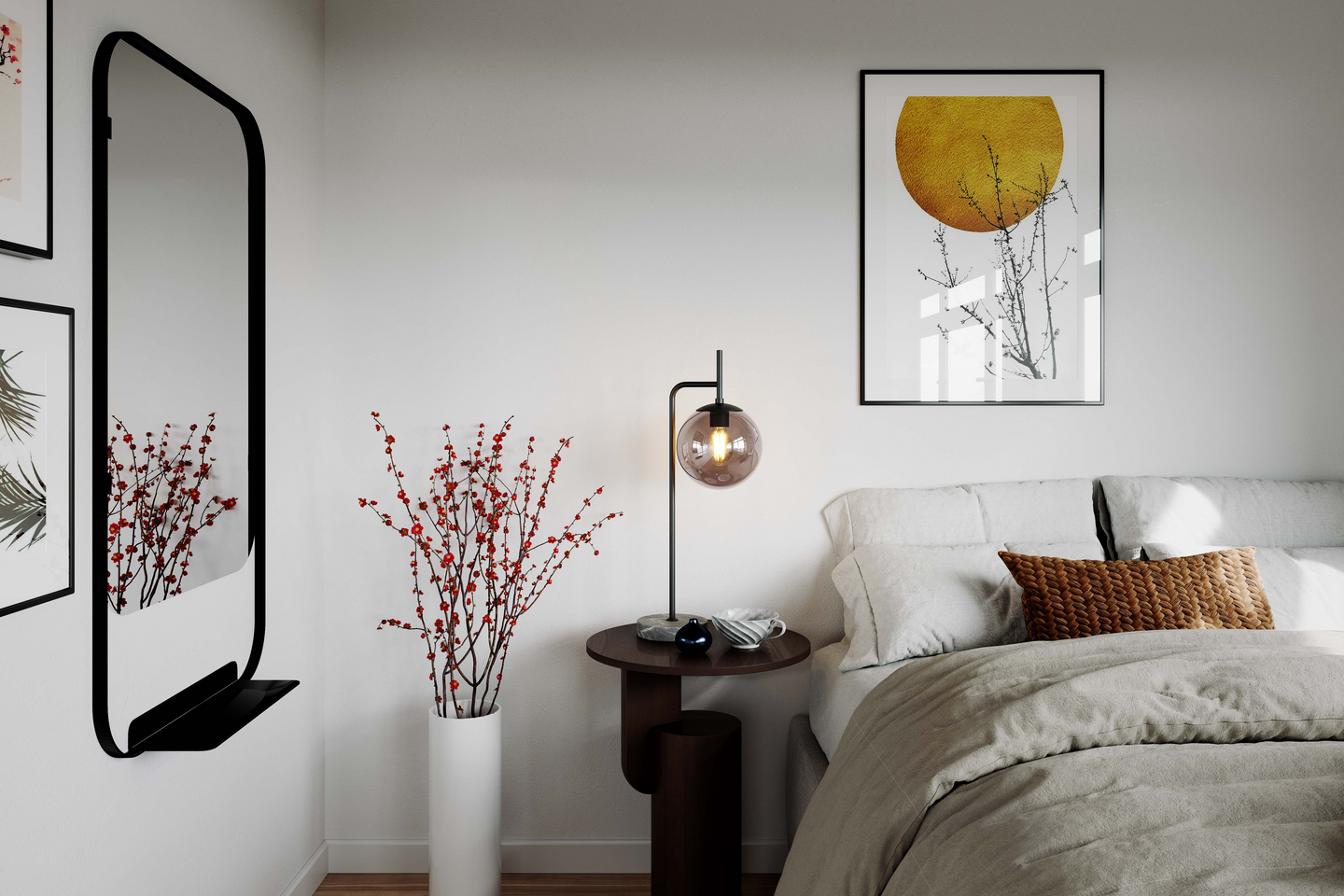 Pöytävalaisin By Rydéns Boyle savunharmaa