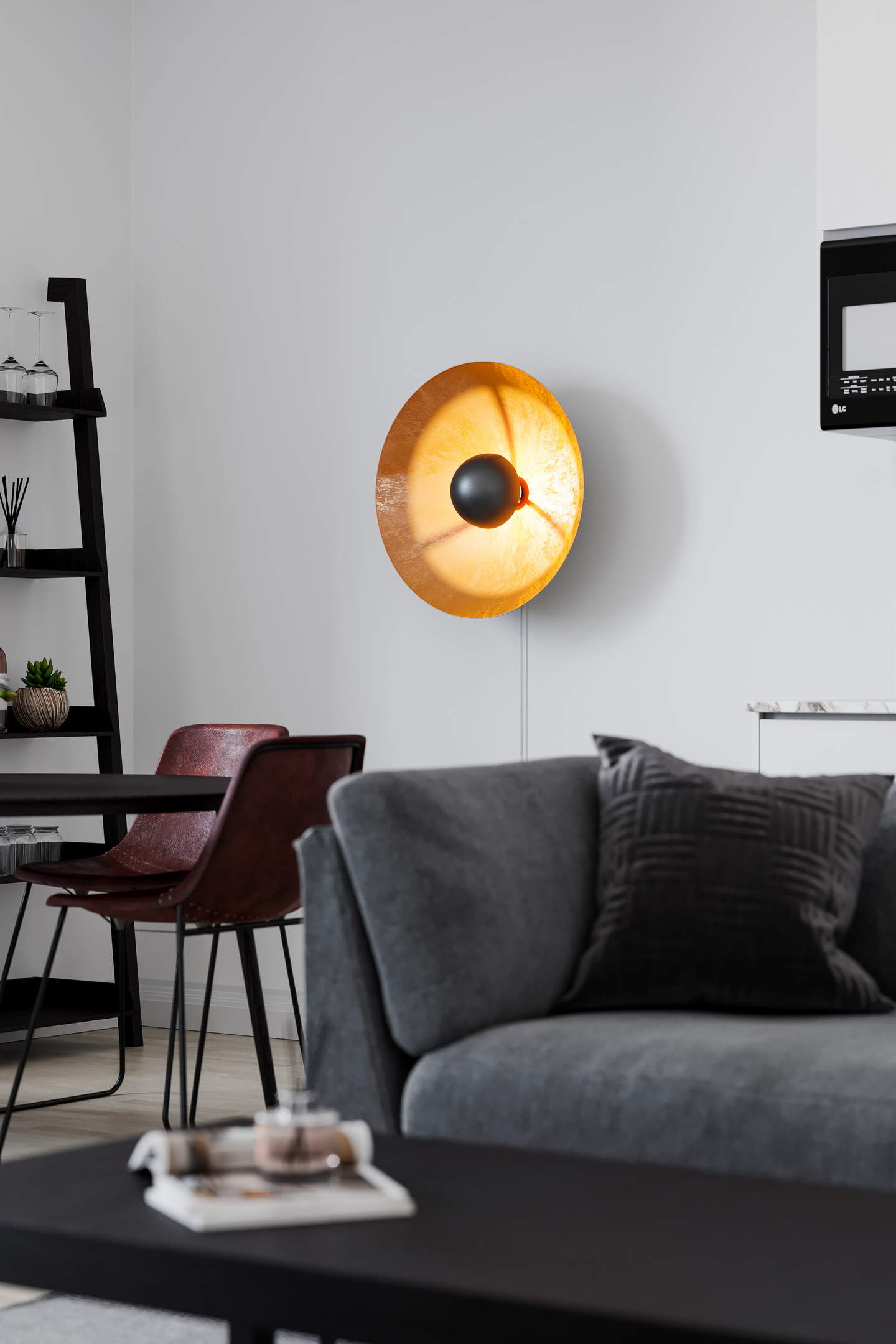 Seinävalaisin By Rydéns Captain musta