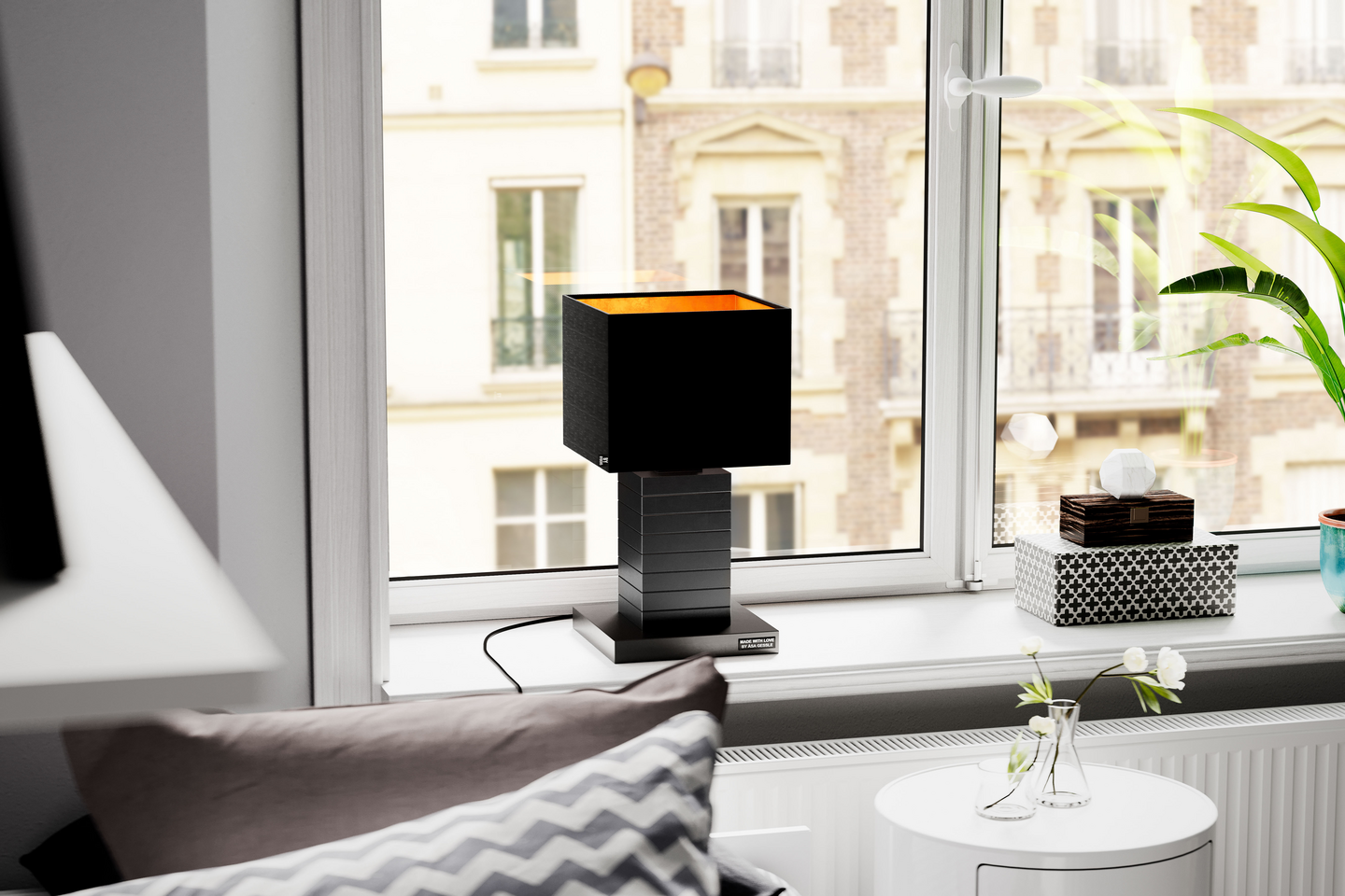 Pöytävalaisin By Rydéns Crazy musta