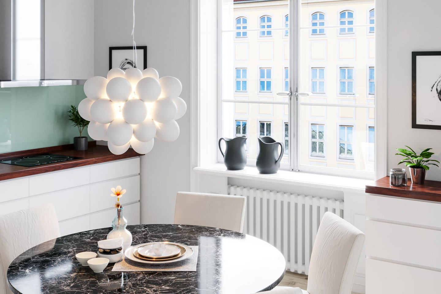 Riippuvalaisin By Rydéns Gross 50cm mattavalkoinen