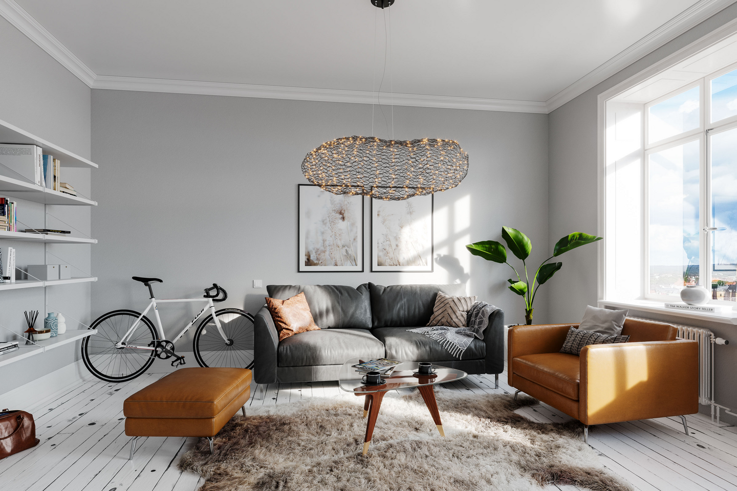 Riippuvalaisin By Rydéns Hayden 115cm musta