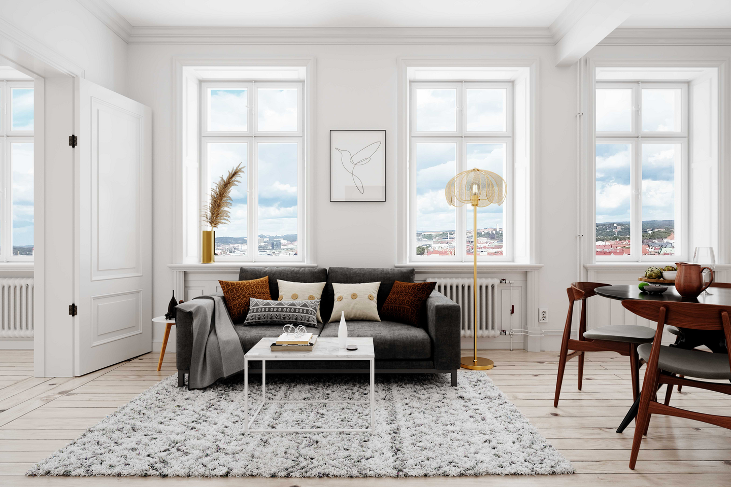 Lattiavalaisin By Rydéns Daisy kulta