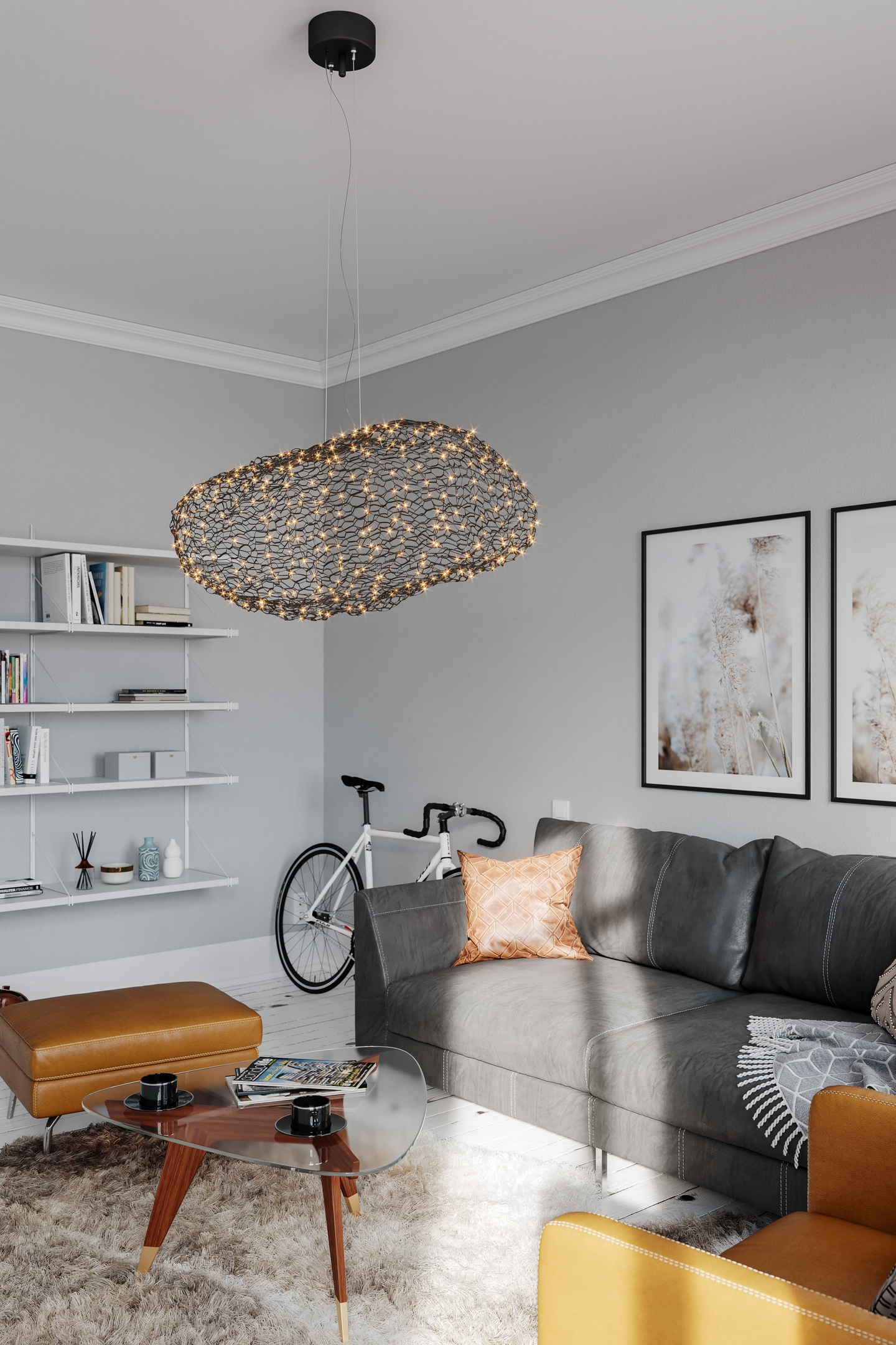 Riippuvalaisin By Rydéns Hayden 115cm musta